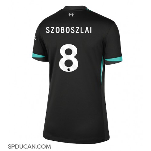 Zenski Nogometni Dres Liverpool Dominik Szoboszlai #8 Gostujuci 2024-25 Kratak Rukav